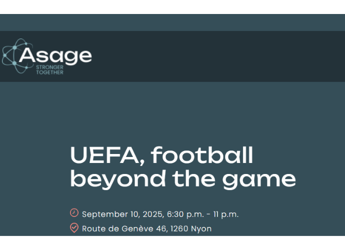 UEFA, football beyond the game