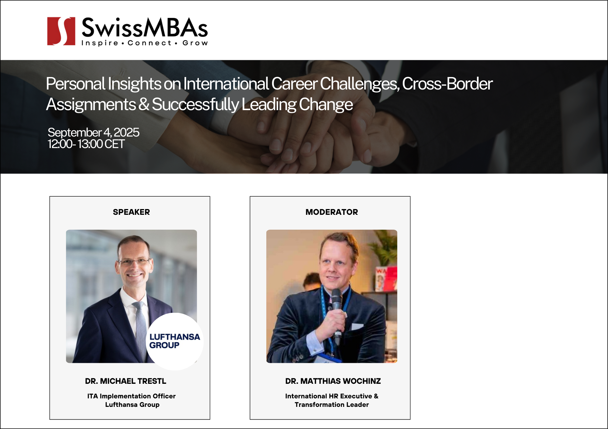 Personal Insights on International Career Challenges, Cross-Border Assignments & Successfully Leading Change