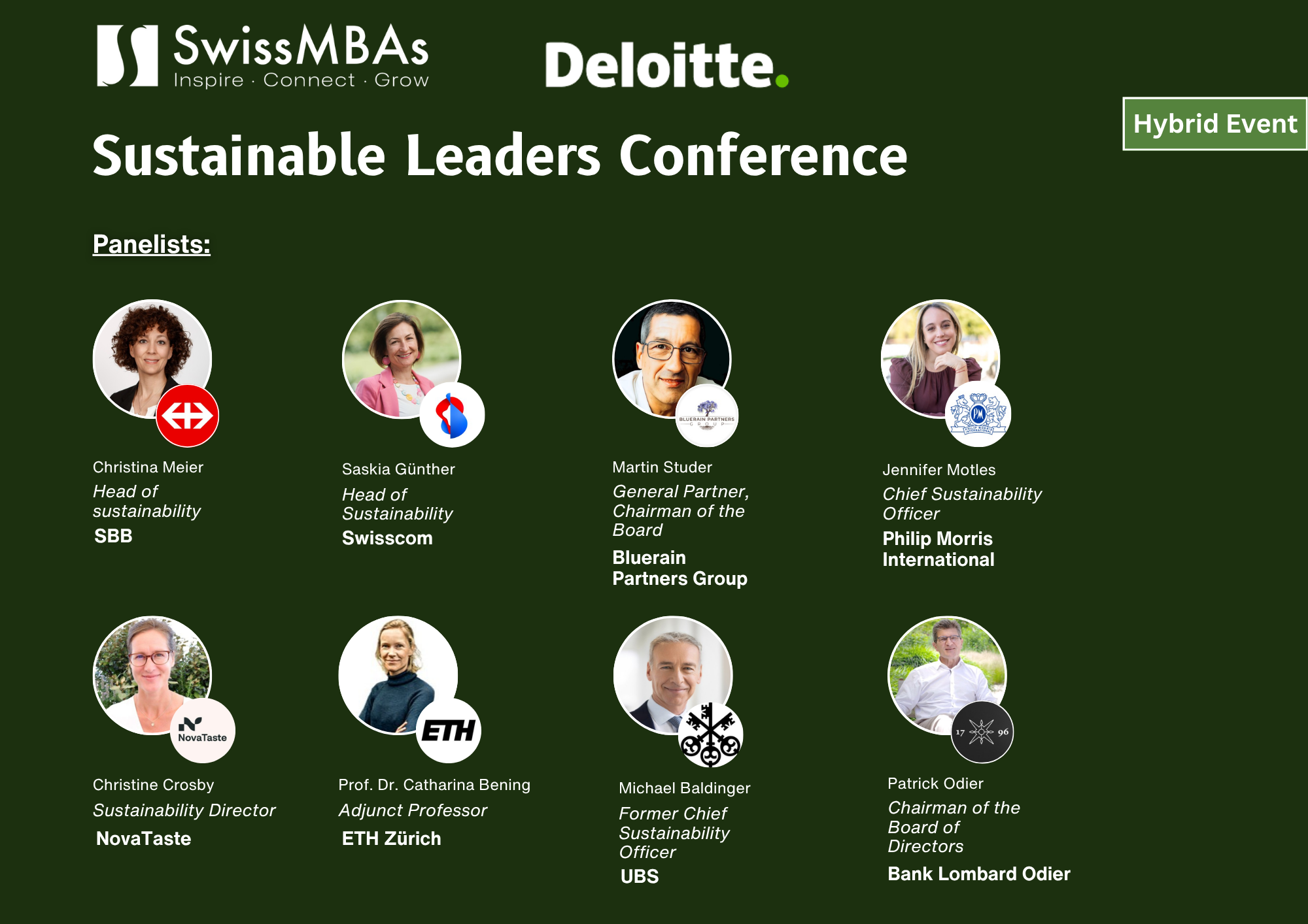 Sustainable Leaders Conference 2026